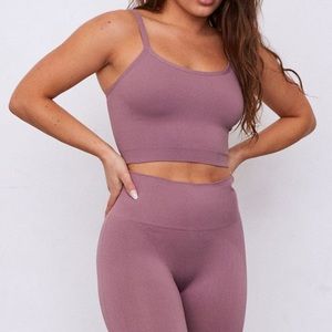 SETactive Leggings & Body Crop in Ginger